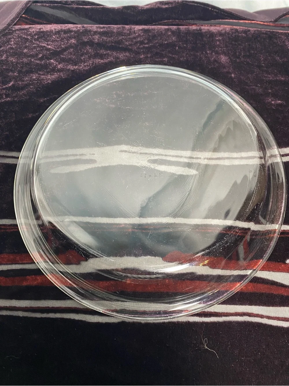 Vintage Pyrex Clear Glass Pie Plate 209 9” Pie Dish USA